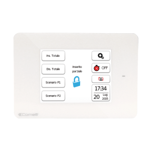 SAFETOUCH KEYPAD W/ RFID FOR VEDO SERIES CONT.PANELS, WHITE